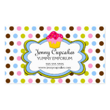 Cupcake Bakery Business Cards