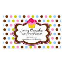 Cupcake Bakery Business Cards