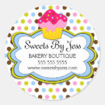 Cupcake Bakery Cloud Stickers