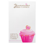 Cupcake Bakery Pastry Chef Pink Heart