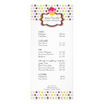 Cupcake Bakery Rack Card rack cards
