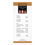 Cupcake Bakery Shop Sign Rack Card rack cards