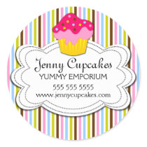 Cupcake Bakery Stickers
