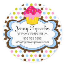 Cupcake Bakery Stickers