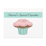 Cupcake Baking Recipe Card postcards