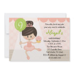 Cupcake Ballerina Birthday Brunette