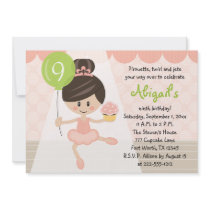 Cupcake Ballerina Birthday Brunette