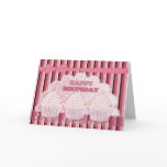 Cupcake Birthday Greeting Card