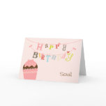 Cupcake Birthday String Card