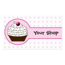 cupcake business Cards