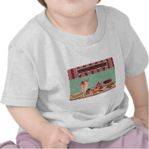 Cupcake Cake Party Sign Banner T-shirt