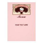 Cupcake Confections Menu Sign Vintage Style Personalised Invitations