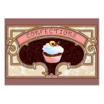 Cupcake Confections Vintage Style Business Card