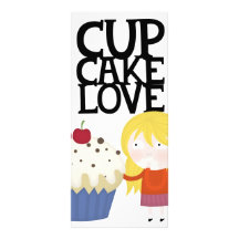 cupcake craving rack card design