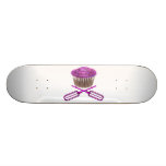 Cupcake & Crossbeaters Skate Deck