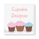 Cupcake Designer magnets