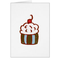 Cupcake Dessert Greeting Cards