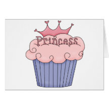Cupcake For A Princess Card