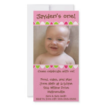Cupcake Fringe Greeting Card 02 Photo Card Template