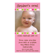 Cupcake Fringe Greeting Card 02 Photo Card Template