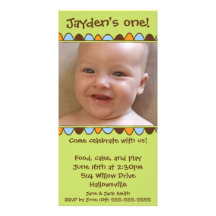 Cupcake Fringe Greeting Card 03 Personalized Photo Card