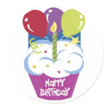 Cupcake Happy Birthday Sticker