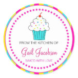 Cupcake Labels, From the Kitchen Of... stickers