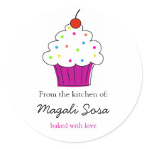 Cupcake labels, From the Kitchen Of...