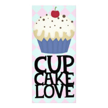 cupcake love full color rack card