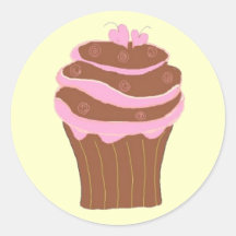 Cupcake Love Sticker