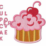 Cupcake Lover Embroidered Shirt