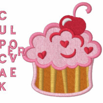 Cupcake Lover Embroidered Shirt