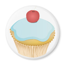 Cupcake Fridge Magnets