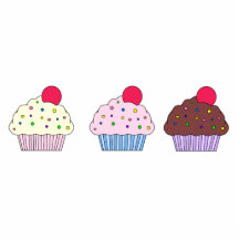 Cupcake Magnet Acrylic Cut Outs