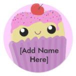 Cupcake Name Tags stickers