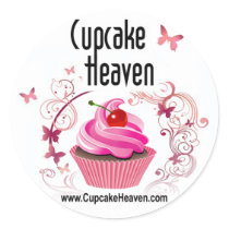Cupcake Packaging Sticker "Cupcake Heaven"