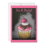 Cupcake Party Invitation: Original Art
