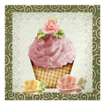 Cupcake - Party Invitation - SRF