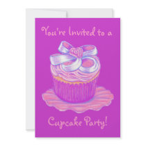 Cupcake Party ~ Invitations ~ Personalise