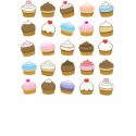 cupcake pattern Tee t-shirts