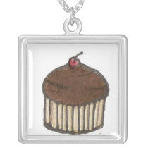 Cupcake necklaces