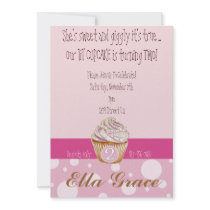Cupcake & Polka Dots - 2nd Invitations