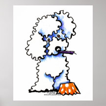 Cupcake Poodle Posters