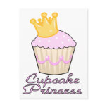 cupcake princess post card