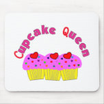 "Cupcake Queen"  T-Shirts and Gifts Mouse Mat