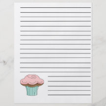 Cupcake Recipe Binder Pages Personalized Flyer