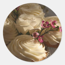 Cupcake Round Sticker