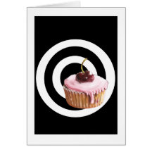 Cupcake Target  Greeting Card