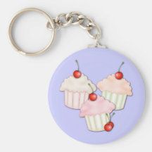 Cupcake Trio Key Chains