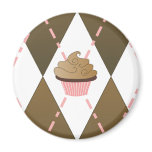 Cupcakes and Argyle magnets